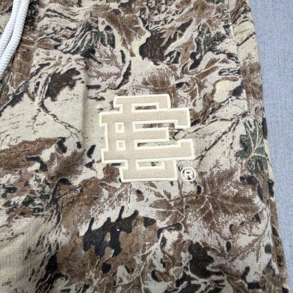 Eric Emanuel Camo‎ Sweat Pants With Embroidered Logo Size Medium - Picture 2 of 8